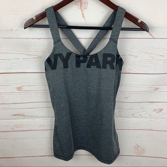 IVY PARK Tops - Ivy Park | Grey Black Ivy Park Spell Out Tank Top